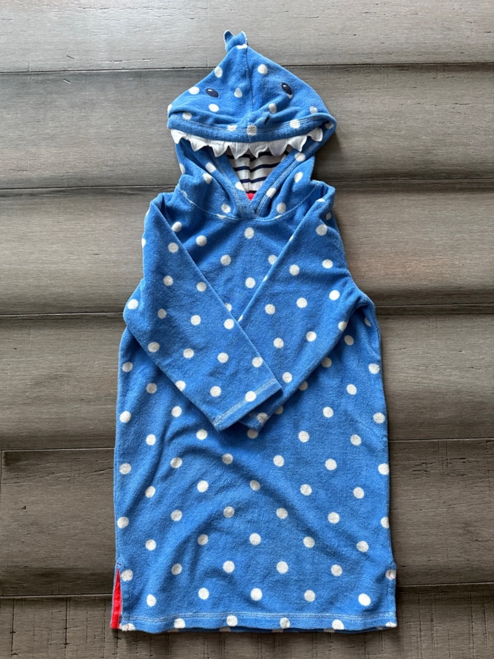 Mini Boden Towel Shark cover up unisex